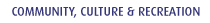 Community, Culture and Recreation
