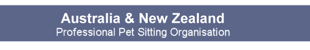 Professional Pet Sitters in Australia and New Zealand