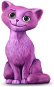 Purple cat