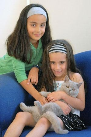 Girls with Cat