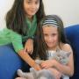Girls with Cat